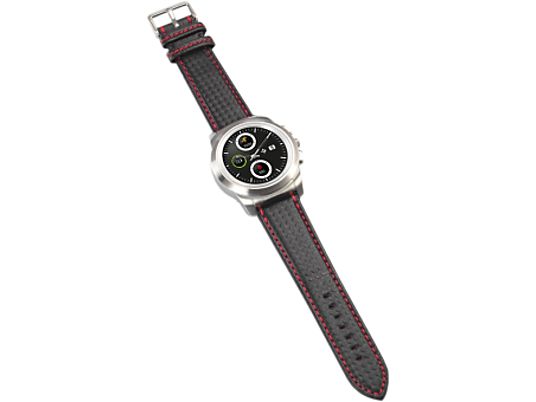 MYKRONOZ ZeTime Premium - Smartwatch (18 mm, Edelstahl, Schwarz/ Silber)