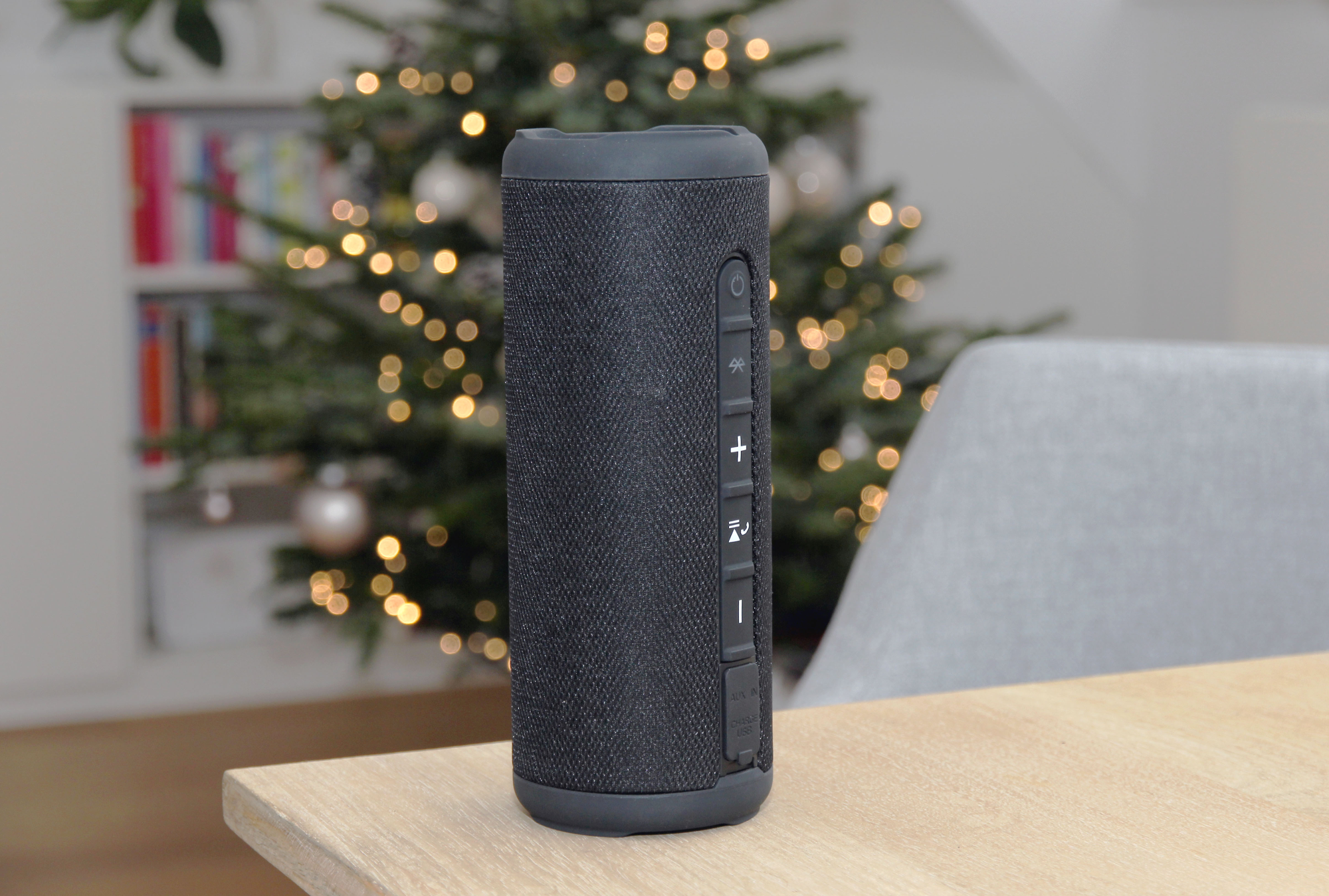 PEAQ Bluetooth Lautsprecher PPA40BT, IPX 7 wasserfest, schwarz