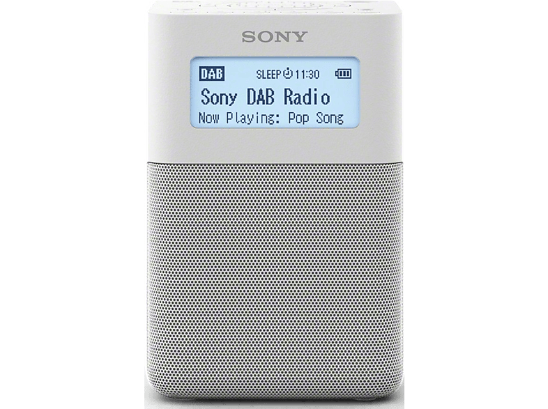 SONY Draagbare radio DAB / DAB+ / FM Wit (XDRV20DW.EU8)