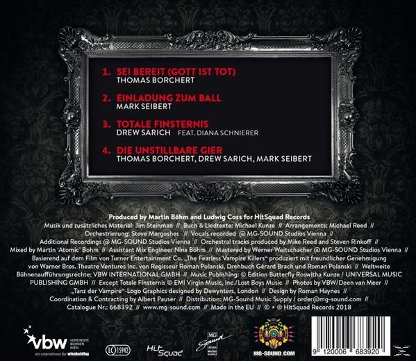 Thomas Borchert, Drew Sarich, Diana Schnierer, Mark Seibert - Tanz der Vampire-Das Musical-Die 3 Grafen  - (CD)