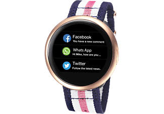 MYKRONOZ MYKRONOZ ZeRound2HR Premium - Smartwatch - Bluetooth - Oro rosa - Smartwatch (Blu/rosa/bianco/ oro rosa)