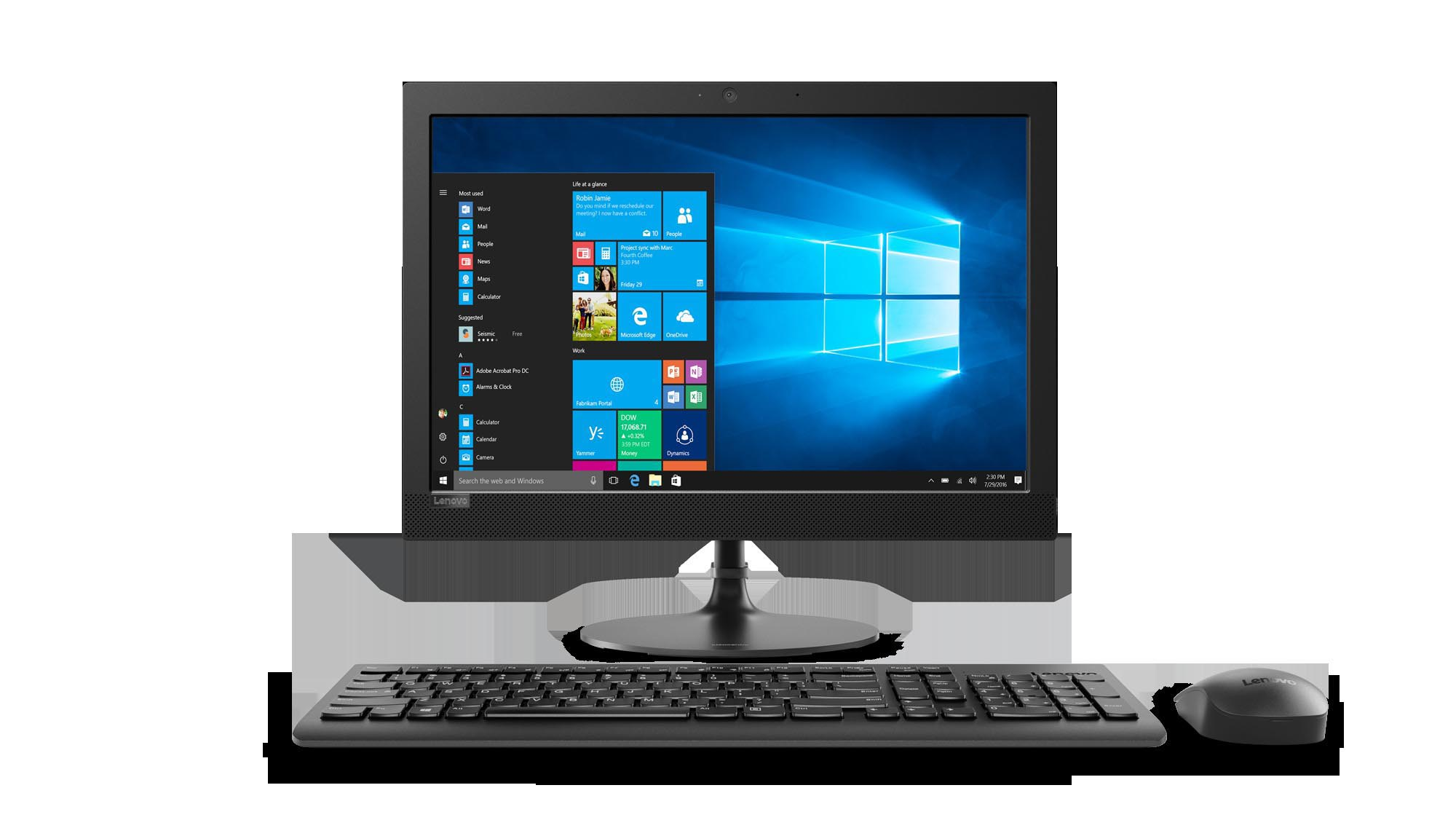 LENOVO IdeaCentre AIO 330 - E-Series 9000 - 4 GB - 1 TB - Windows 10 Home (64 Bit)