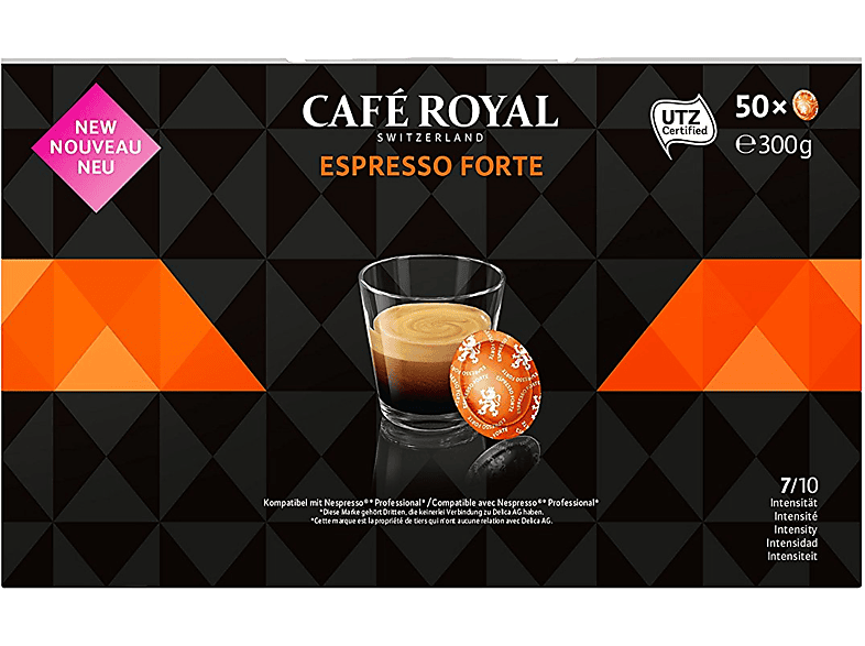 Café Royal Espresso Forte - 50 Capsules pour Nespresso Pro à 16,99 €