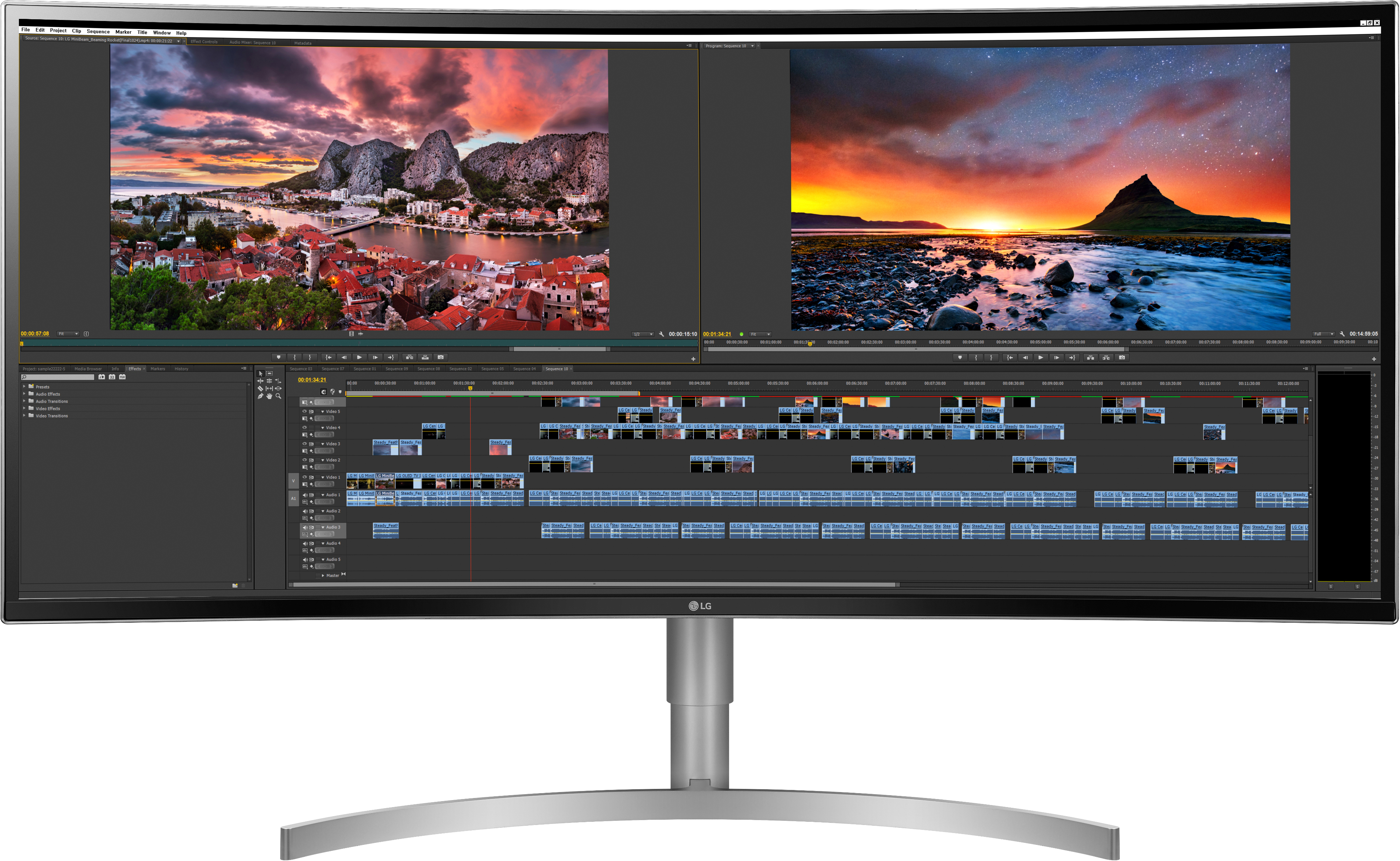 LG 38WK95C-W 37,5 Zoll  QHD+  Curved UltraWide™ Monitor  5 ms Reaktionszeit  
