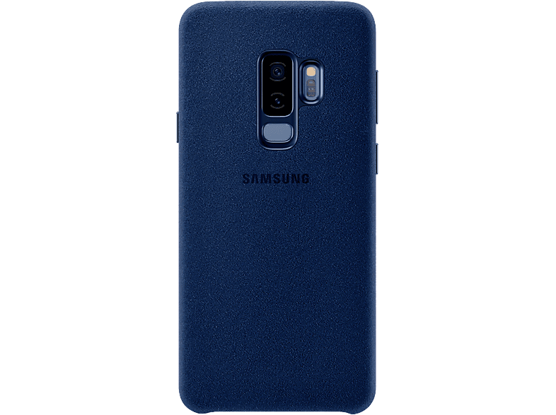 SAMSUNG Cover Alcantara Galaxy S9 Plus Blauw (EF-XG965ALEGWW)