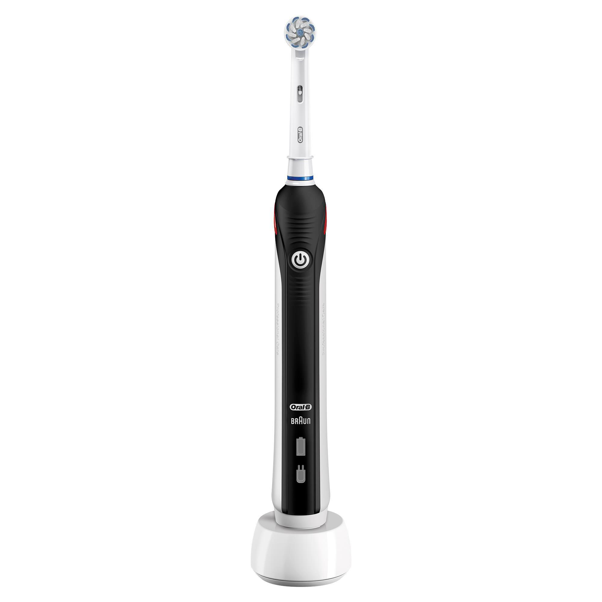 ORAL-B Elektrische Zahnbürste Pro 2 2000S Sensi UltraThin, schwarz Elektrische Zahnbürste  Schwarz/Weiß