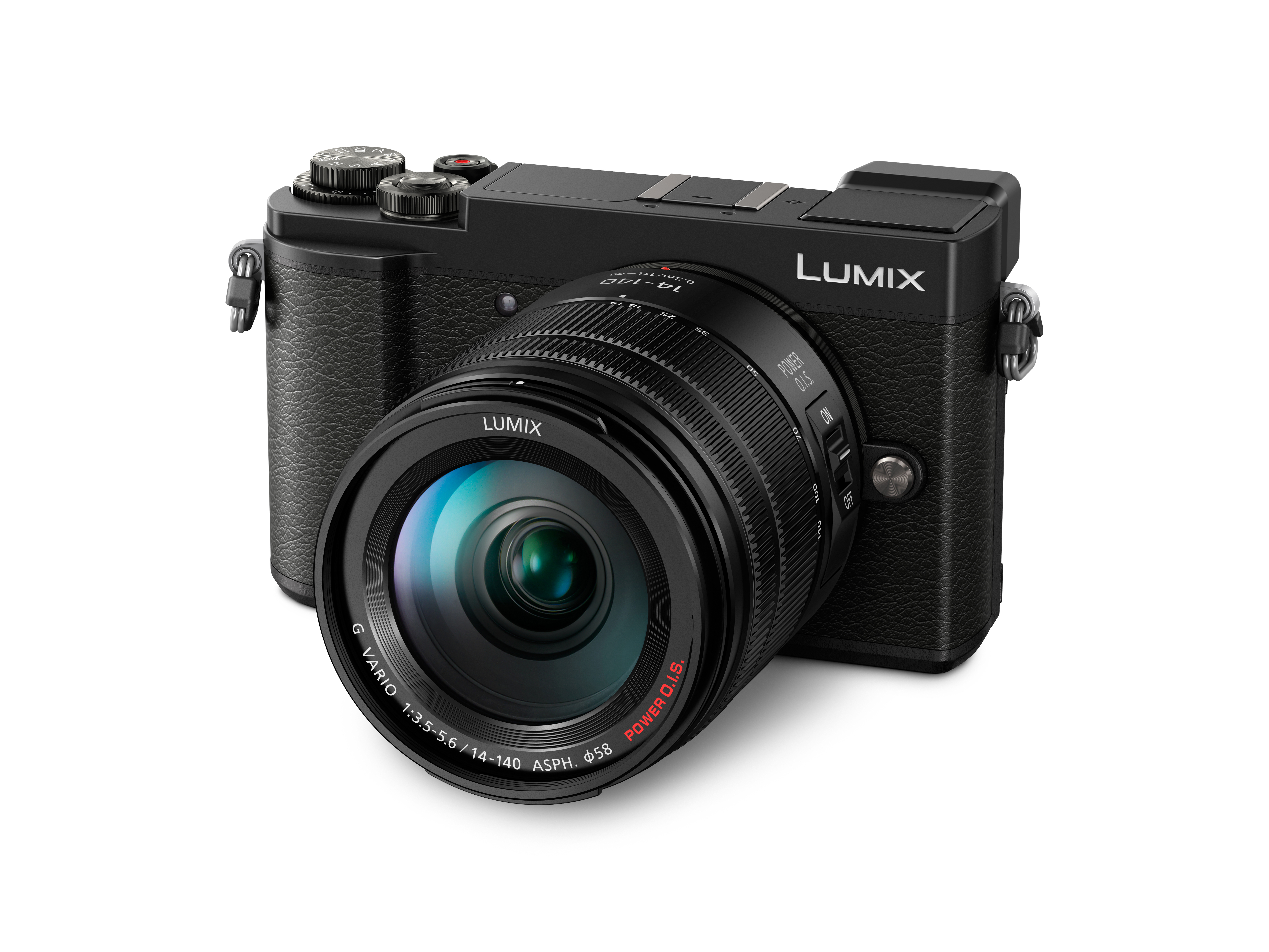 PANASONIC LUMIX GX9 Objektiv Systemkamera cm mit Kit 7,5 Display, 14-140 mm, WLAN