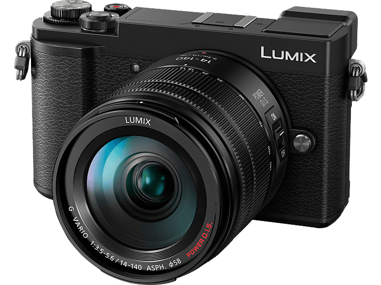 PANASONIC LUMIX GX9 Kit Systemkamera mit Objektiv 14-140 mm, 7,5 cm Display, WLAN