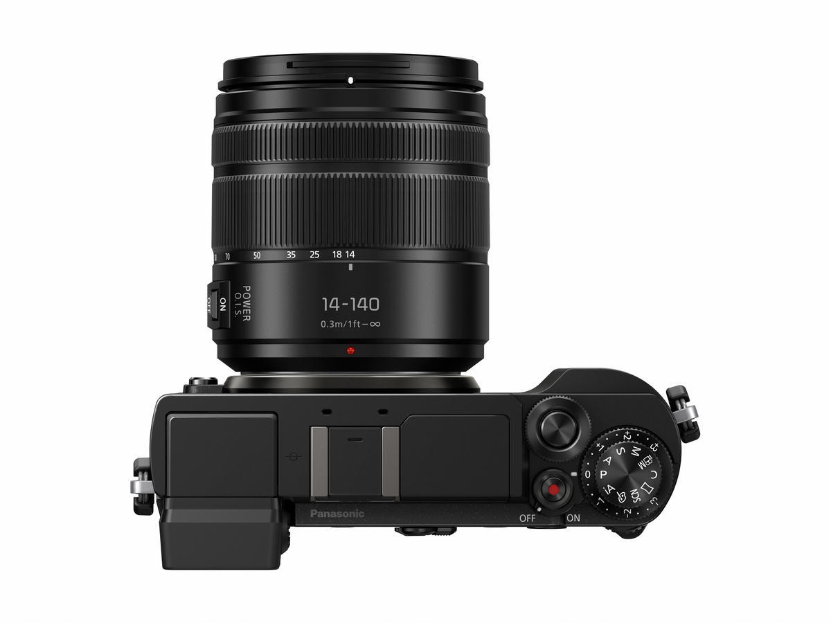 PANASONIC 7,5 Kit mit LUMIX mm, WLAN cm Systemkamera 14-140 Display, GX9 Objektiv