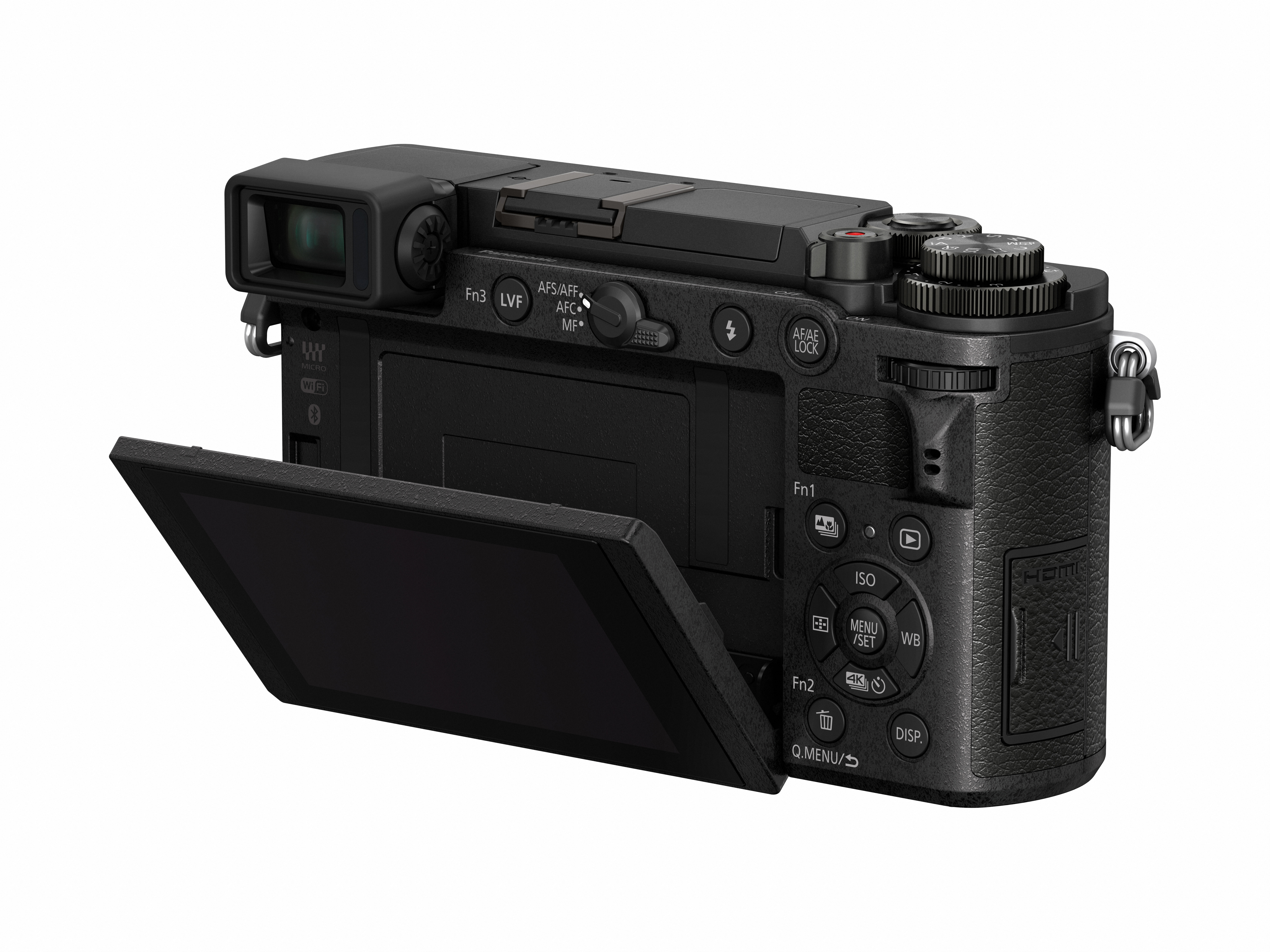 PANASONIC LUMIX GX9 Kit Systemkamera mit Objektiv 12-32 mm, 7,5 cm Display, WLAN