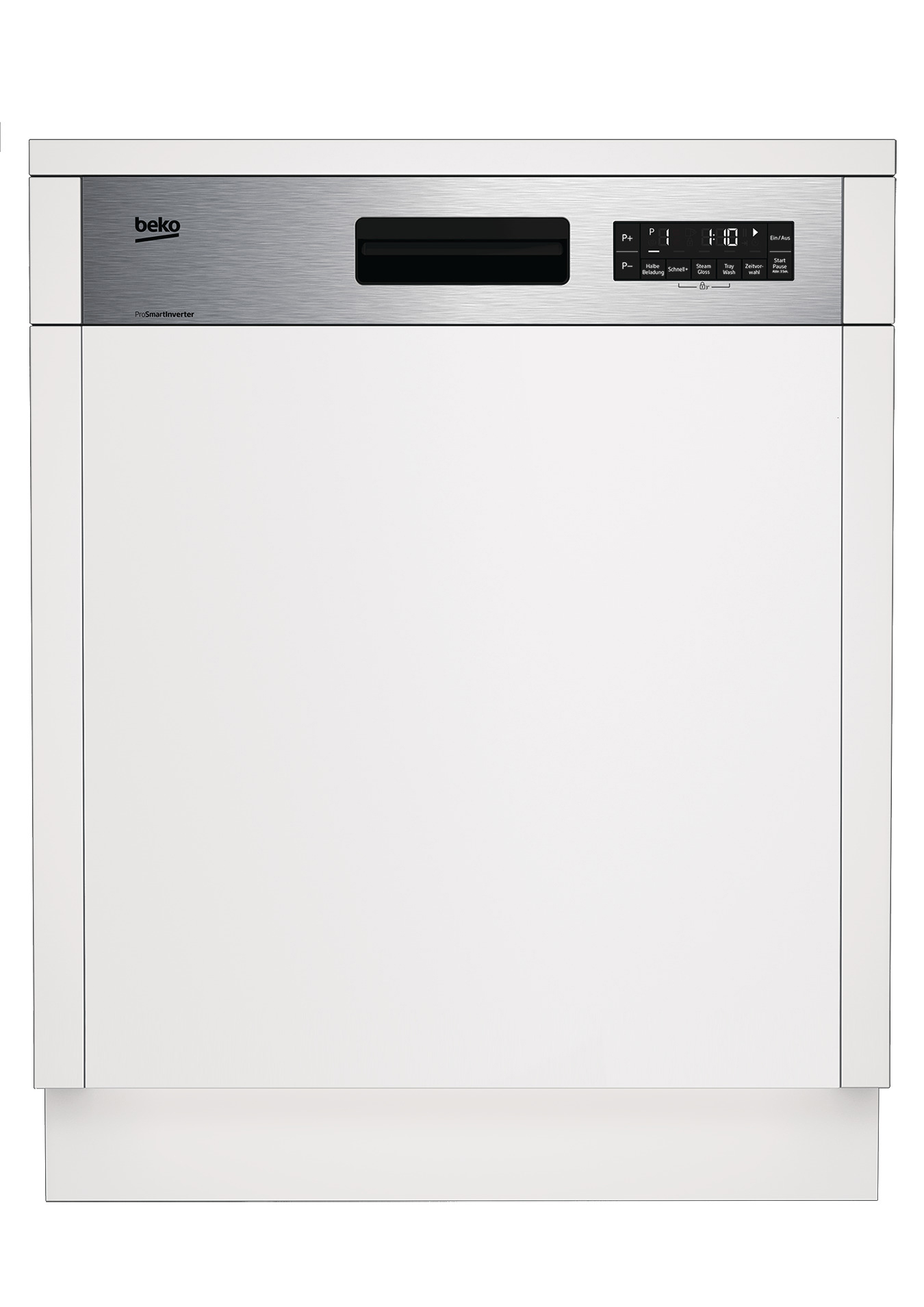 BEKO DSN6634FXM Geschirrspüler (teilintegrierbar, 598 mm breit, 46 dB (A), E)