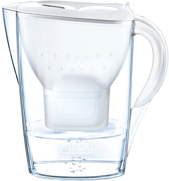 BRITA Waterfilter Marella Cool White + 12 MAXTRA+ filterpatronen (1026229)