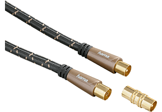 HAMA COAX-kabel verguld 5m 120 db 5 sterren