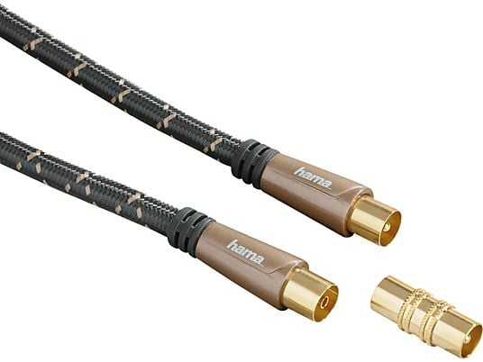 HAMA COAX-kabel verguld 5m 120 db 5 sterren