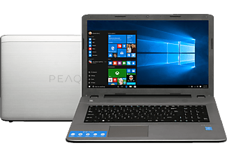 PEAQ C2017-H1 ezüst notebook (17,3" Full HD IPS/Pentium/4GB/1TB HDD/Windows 10)