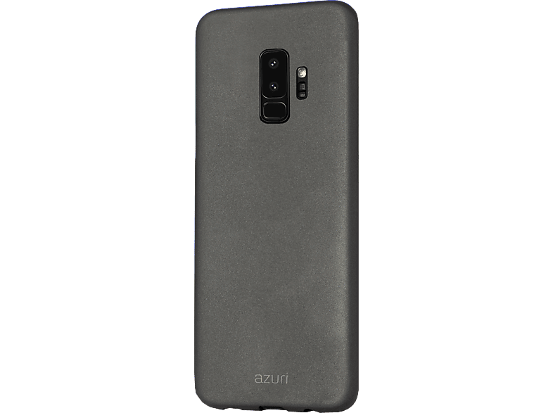 AZURI Cover Metallic Soft Touch Galaxy S9 Plus (AZCOVMETSAG965-BLK)