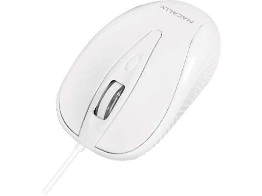 MACALLY UCTURBO - Souris optique (Blanc)