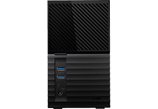 WESTERN DIGITAL Digital My Book Duo - Festplatte (HDD, 8 TB, Schwarz)