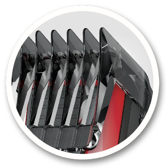REMINGTON HC 5100 Mygroom Haarschneider Schwarz/Rot 