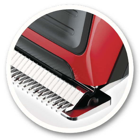 REMINGTON HC 5100 Mygroom Haarschneider Schwarz/Rot 
