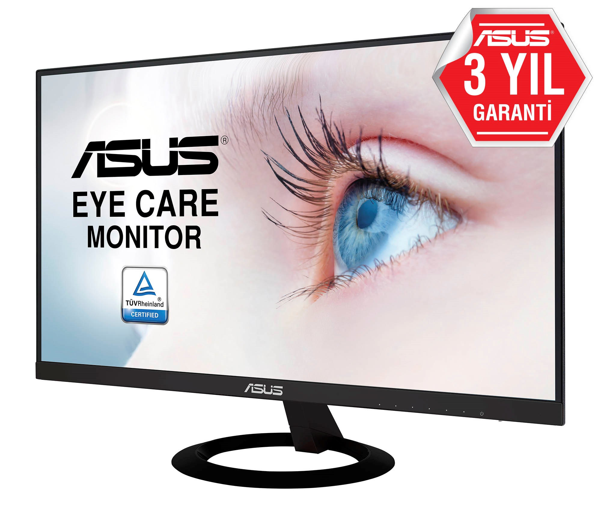 ASUS 23.8 Asus Vz249He Ips 1920X1080 5Ms 3Yıl Hdmı Vga Eyecare Slim