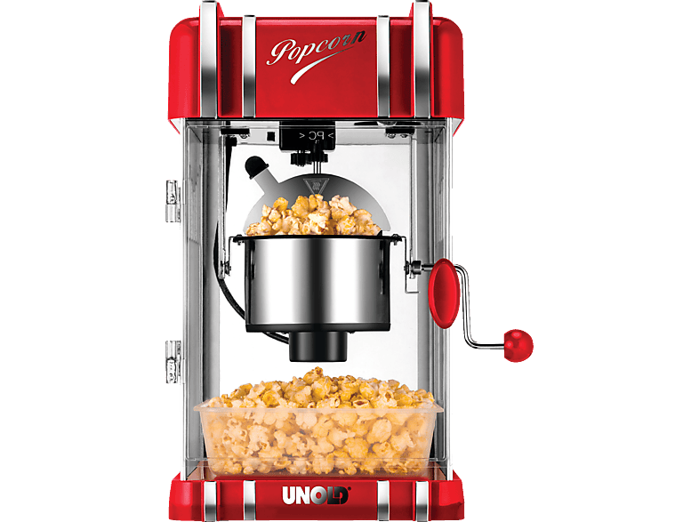 UNOLD Retro 48535 Popcornmaker Rot/Chrom
