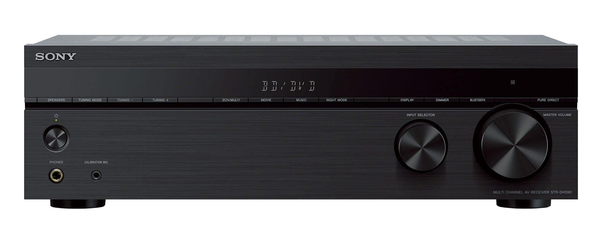 SONY STR-DH590 AV-Receiver (5.2 Kanäle, 145 Watt pro Kanal, Schwarz)