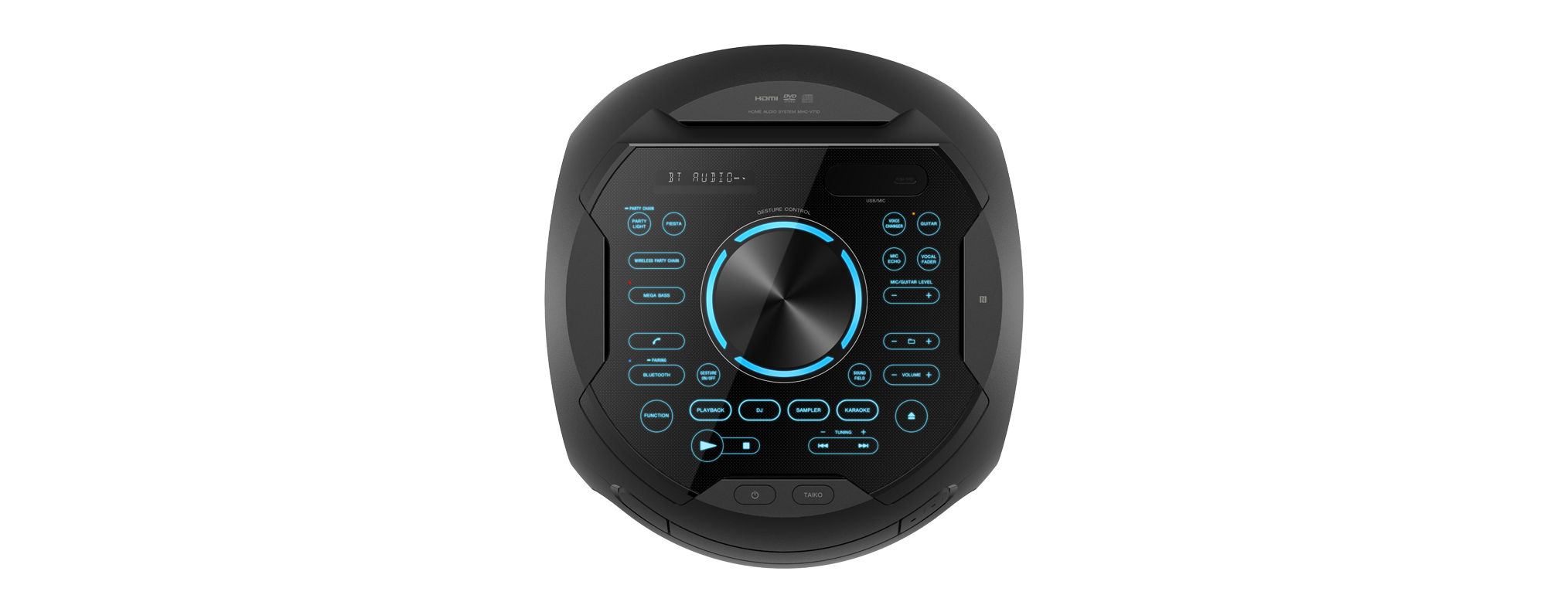 SONY MHC-V71D Wireless Party Chain Kompaktanlage (iPod Steuerung, Schwarz)