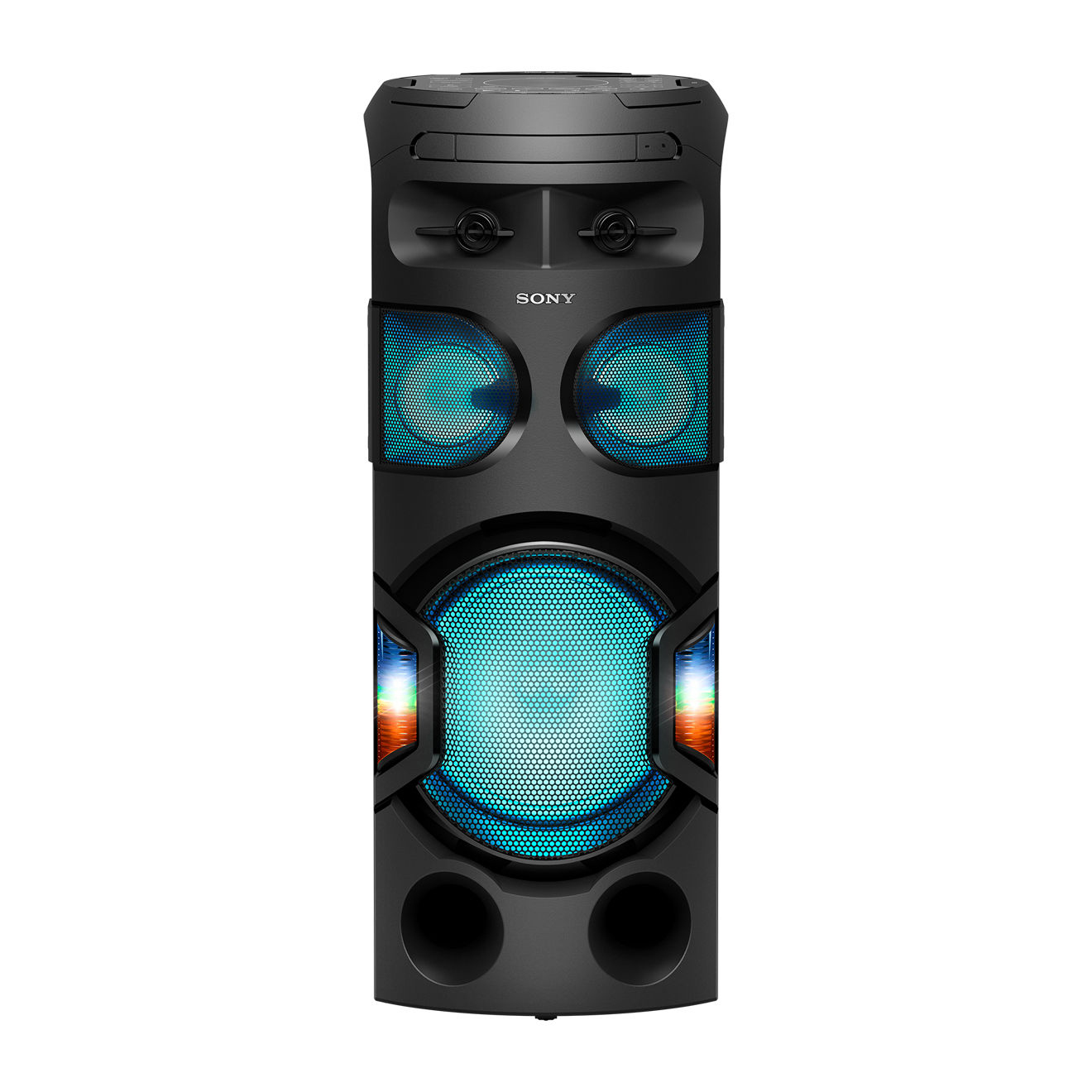 SONY MHC-V71D Wireless Party Chain Kompaktanlage (iPod Steuerung, Schwarz)