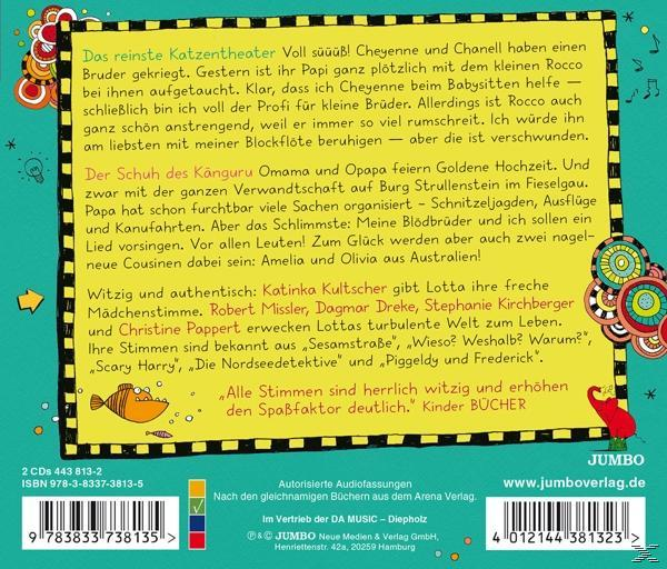 Rückseite eines Buches mit deutschem Text, Illustrationen und Barcode.