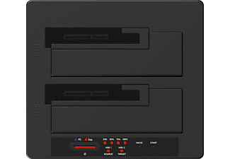 ICY BOX IB 121 CL-6G - Docking- und Klonstation (Silber, schwarz)