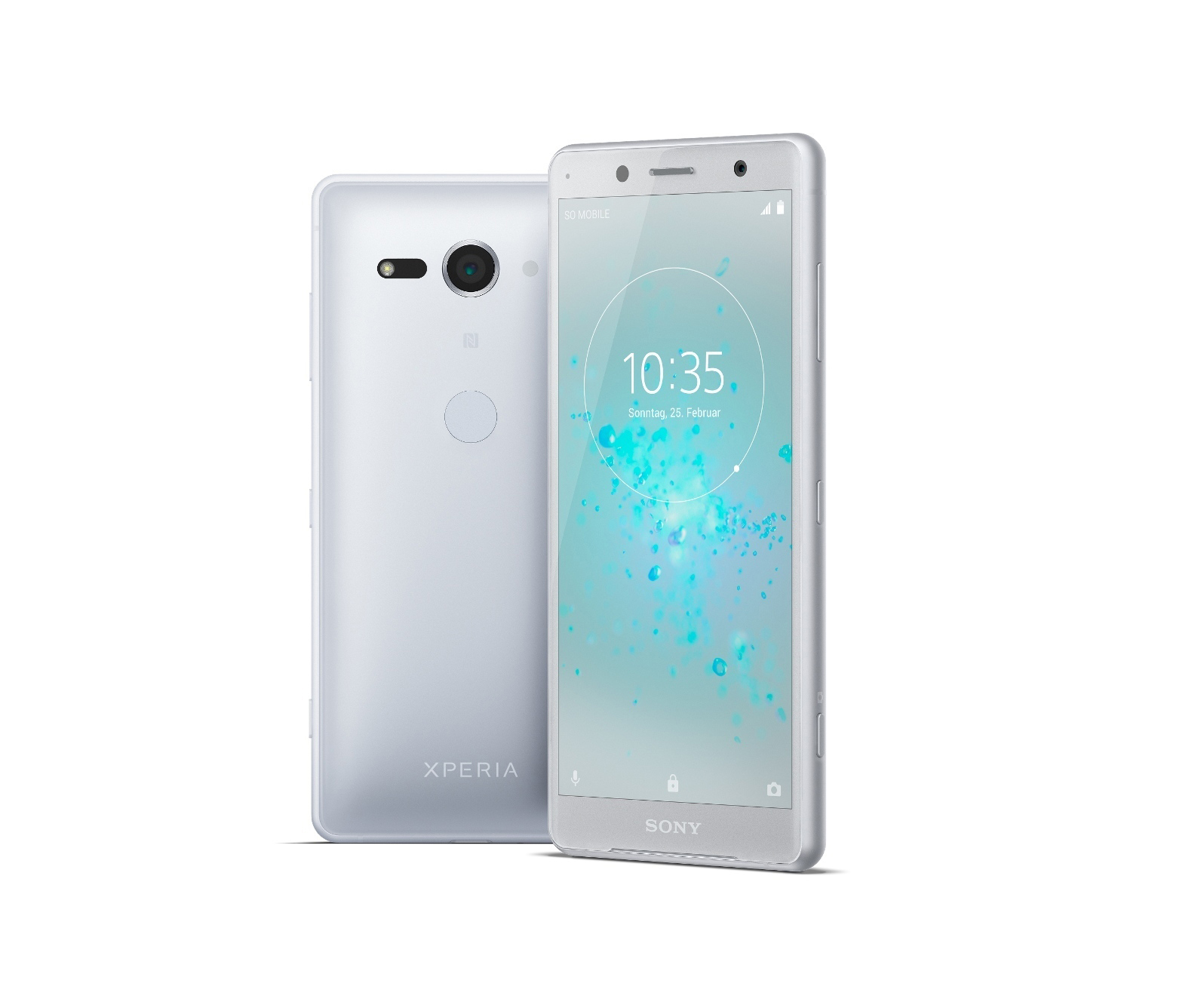 SONY Xperia XZ2 Compact 64 GB White Silver Dual SIM