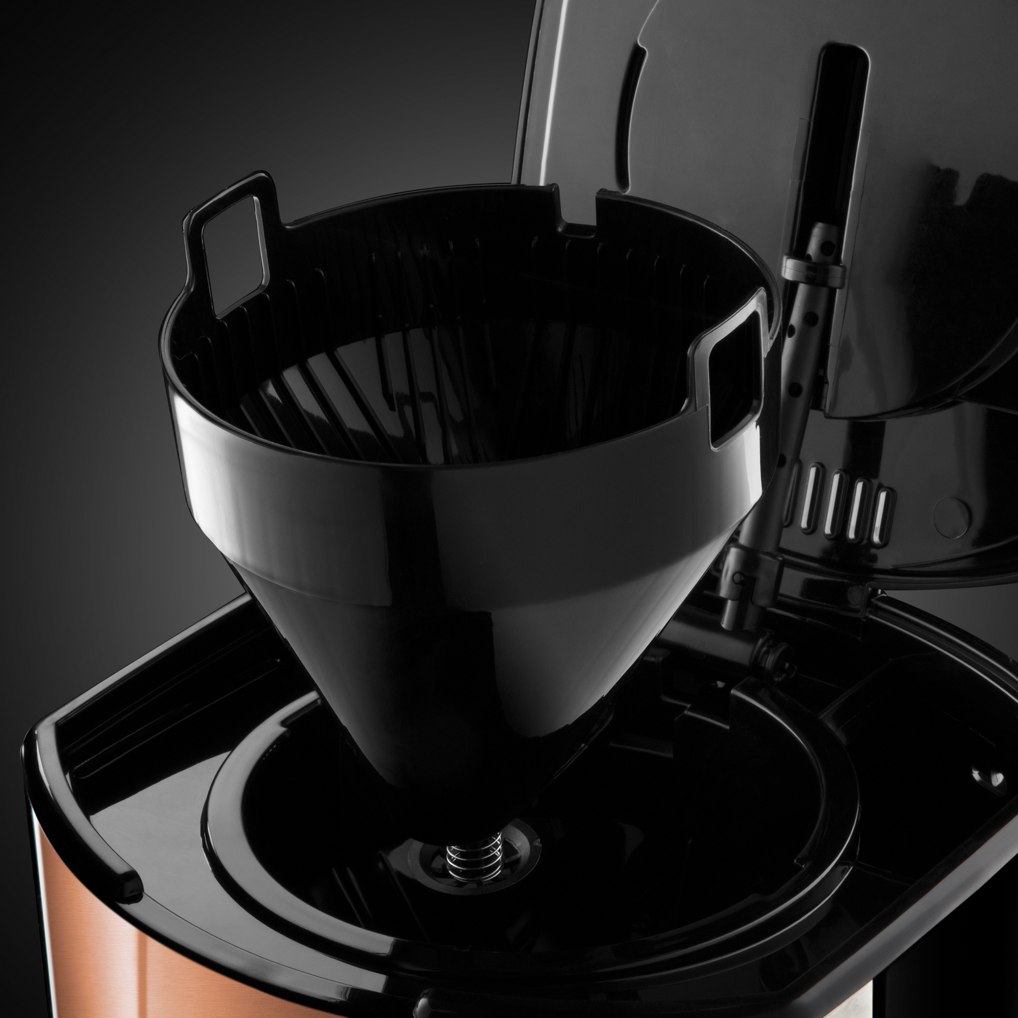 RUSSELL HOBBS 24320-56 Luna Copper Accents Di. Kaffeemaschine Edelstahl/Kupfer/Schwarz