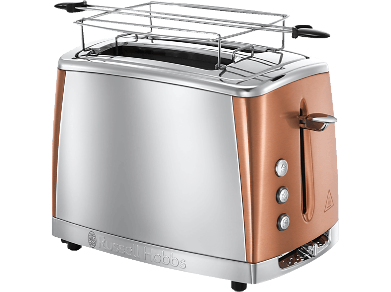 Toaster RUSSELL HOBBS 2429056 Luna Copper Accents Toaster Edelstahl