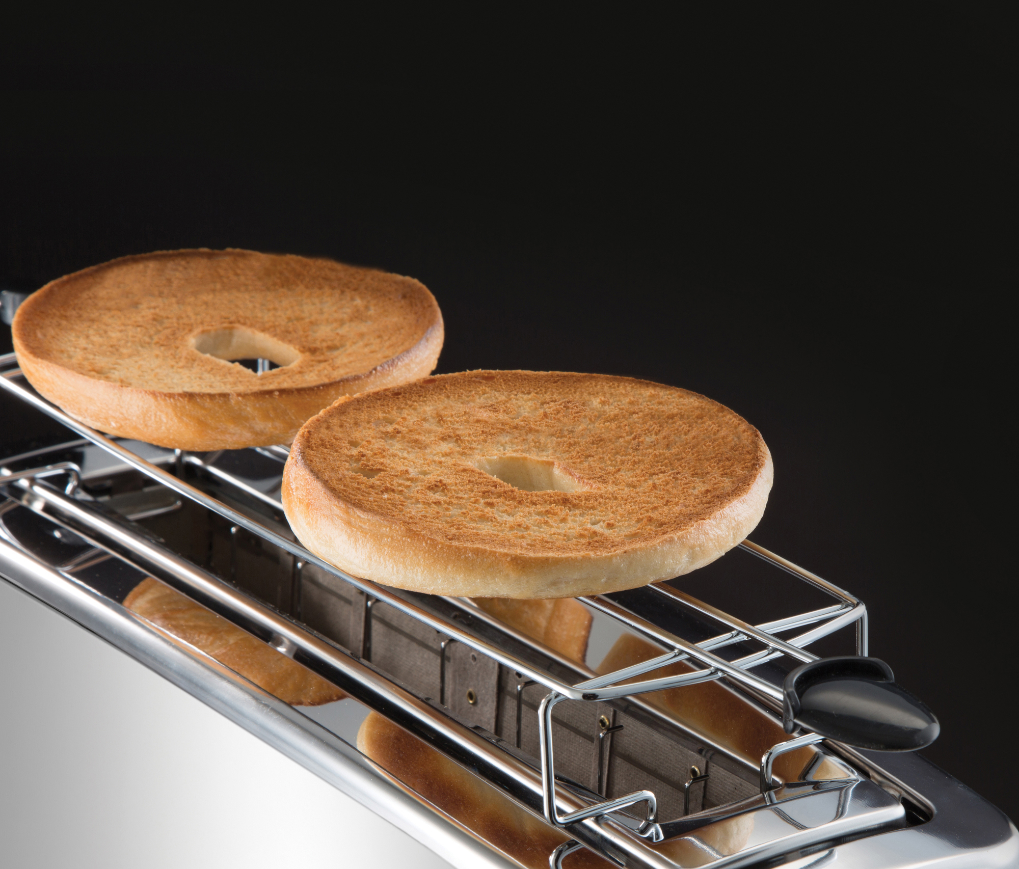 RUSSELL HOBBS 24310-56 Luna Copper Accents  Toaster Edelstahl/Kupfer (1420 Watt, Schlitze: 1)