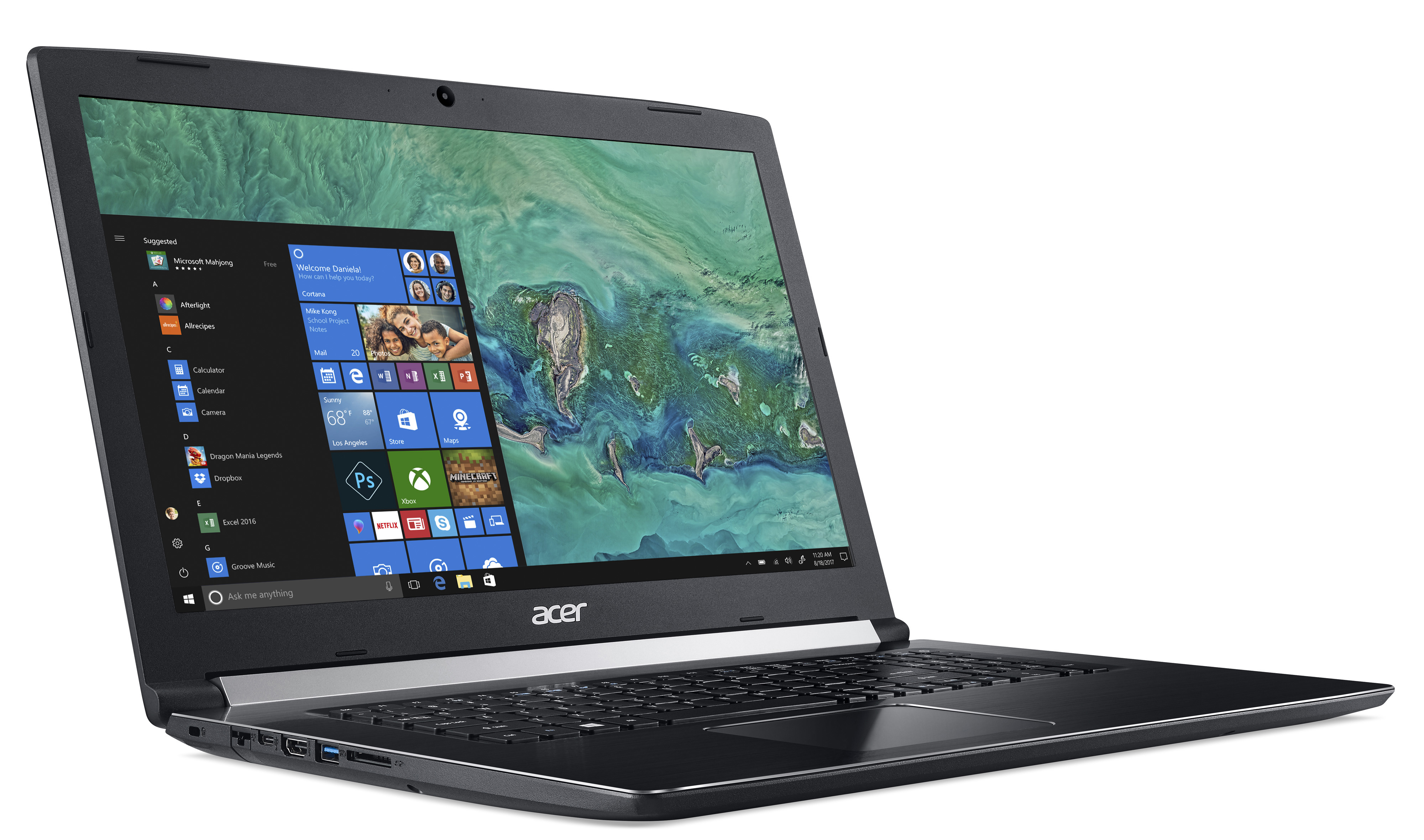 ACER Aspire 5 (A517-51G-501Z) - 17,3 Zoll - Intel® Core™ i5 i5-8250U - 8 GB - 256 GB - NVIDIA - Windows 10 Home (64 Bit)