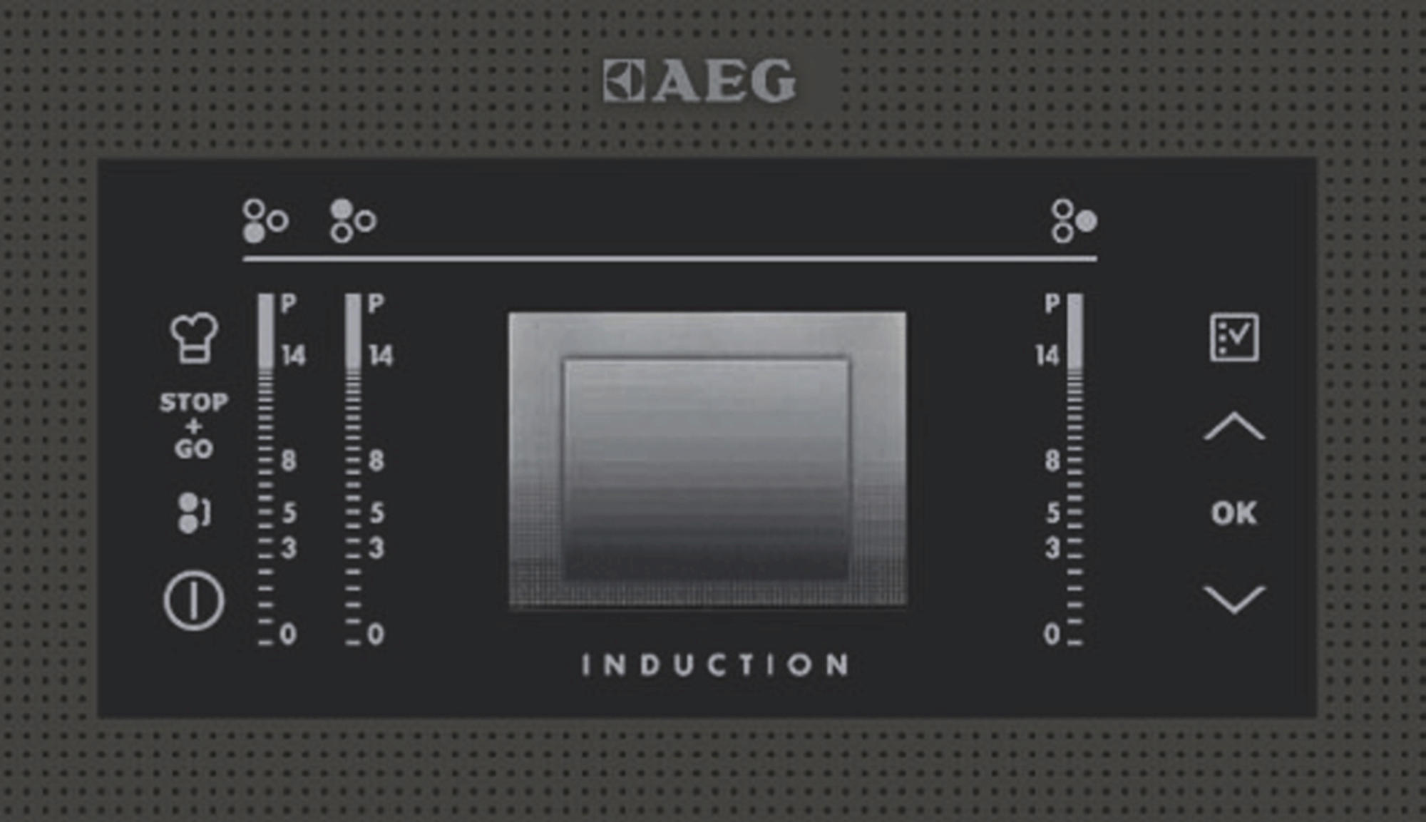 Encimera - AEG HK 693320 FG, Inducción, 3 zonas de cocción, Control de temperatura aceite