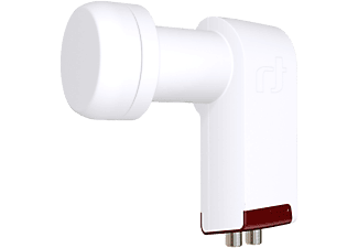 INVERTO inverto 3207 Red Extend - Twin LNB Long Neck - bianco/rosso - Ricevitore LNB (Bianco/rosso)