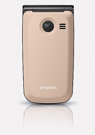 EMPORIA Flip Seniorenhandy, Champagner