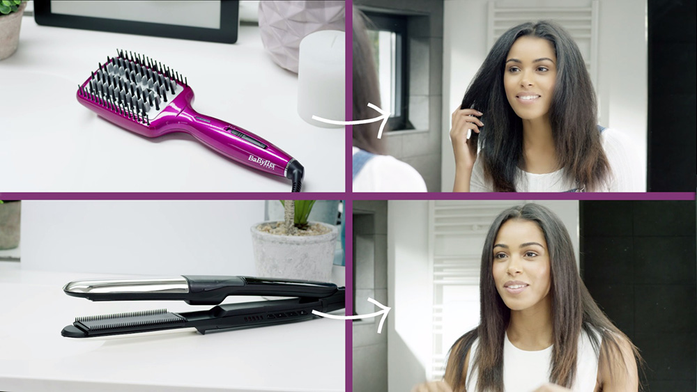 BABYLISS HSB100E Hajsimító kefe ion funkcióval