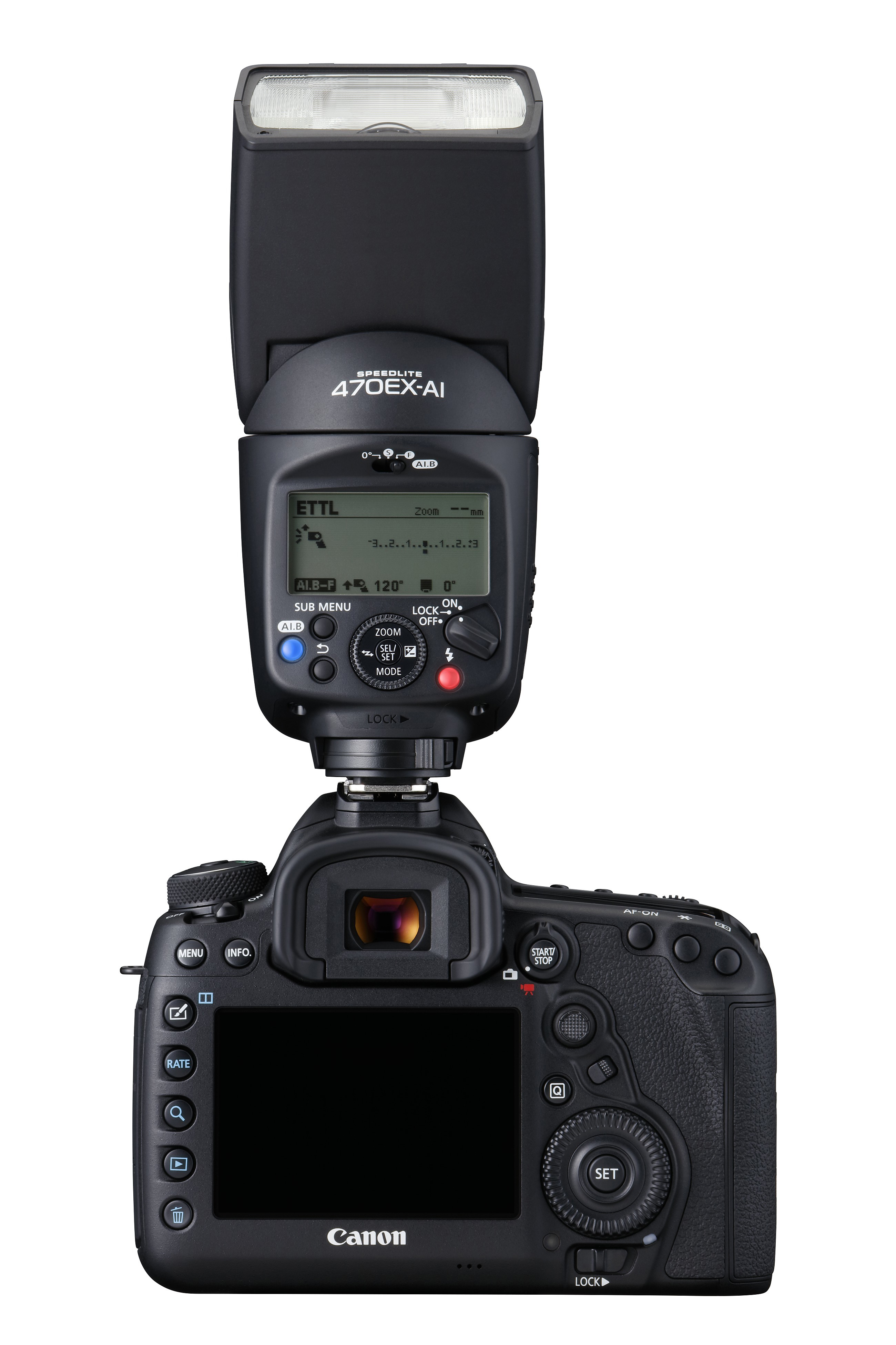 CANON Speedlite 470EX-AI Aufsteckblitz für Canon (47 (bei Brennweite 50 mm), E-TTL II, E-TTL, TTL)