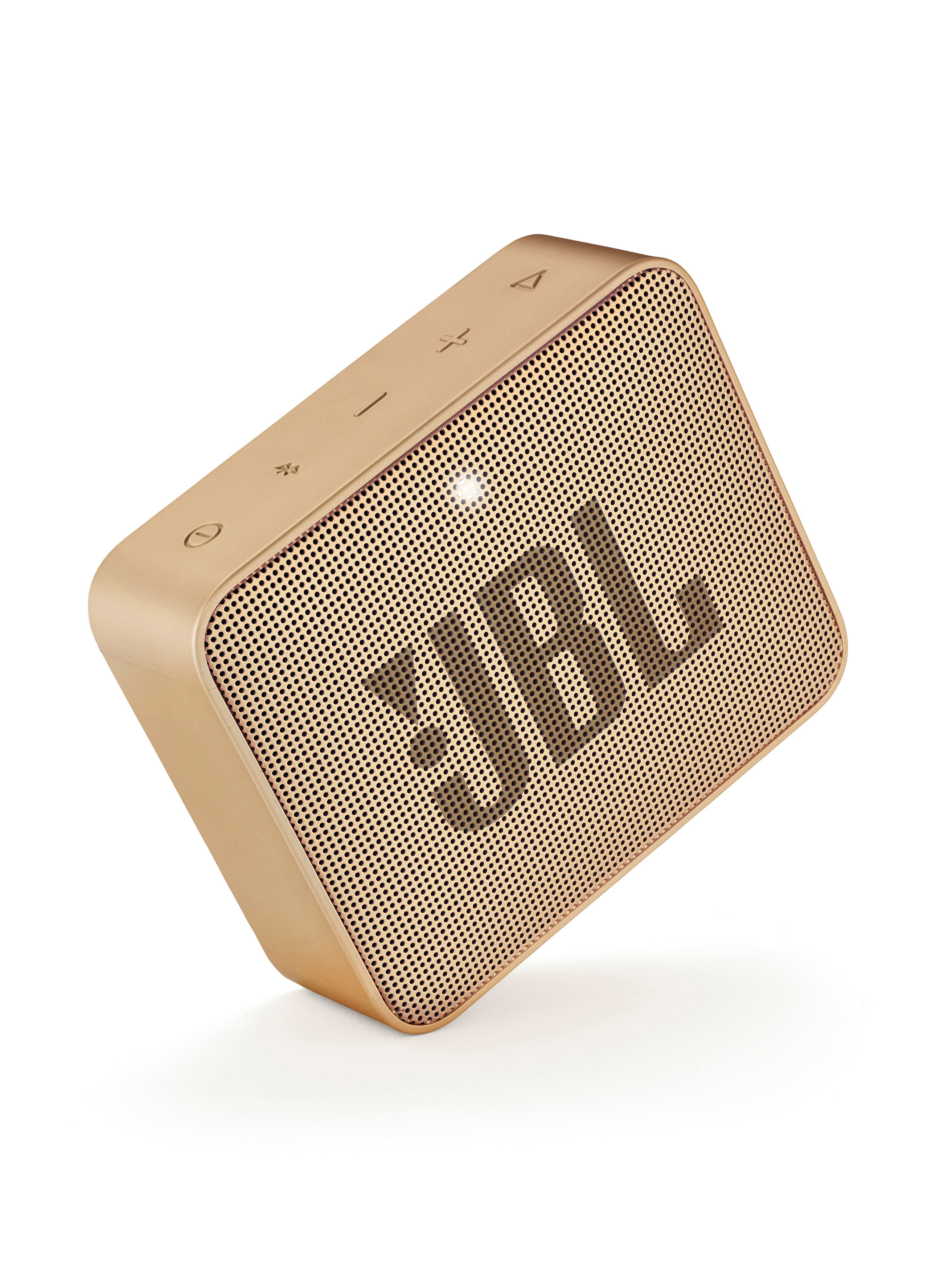 JBL GO2 Bluetooth Lautsprecher, Champagner, Wasserfest