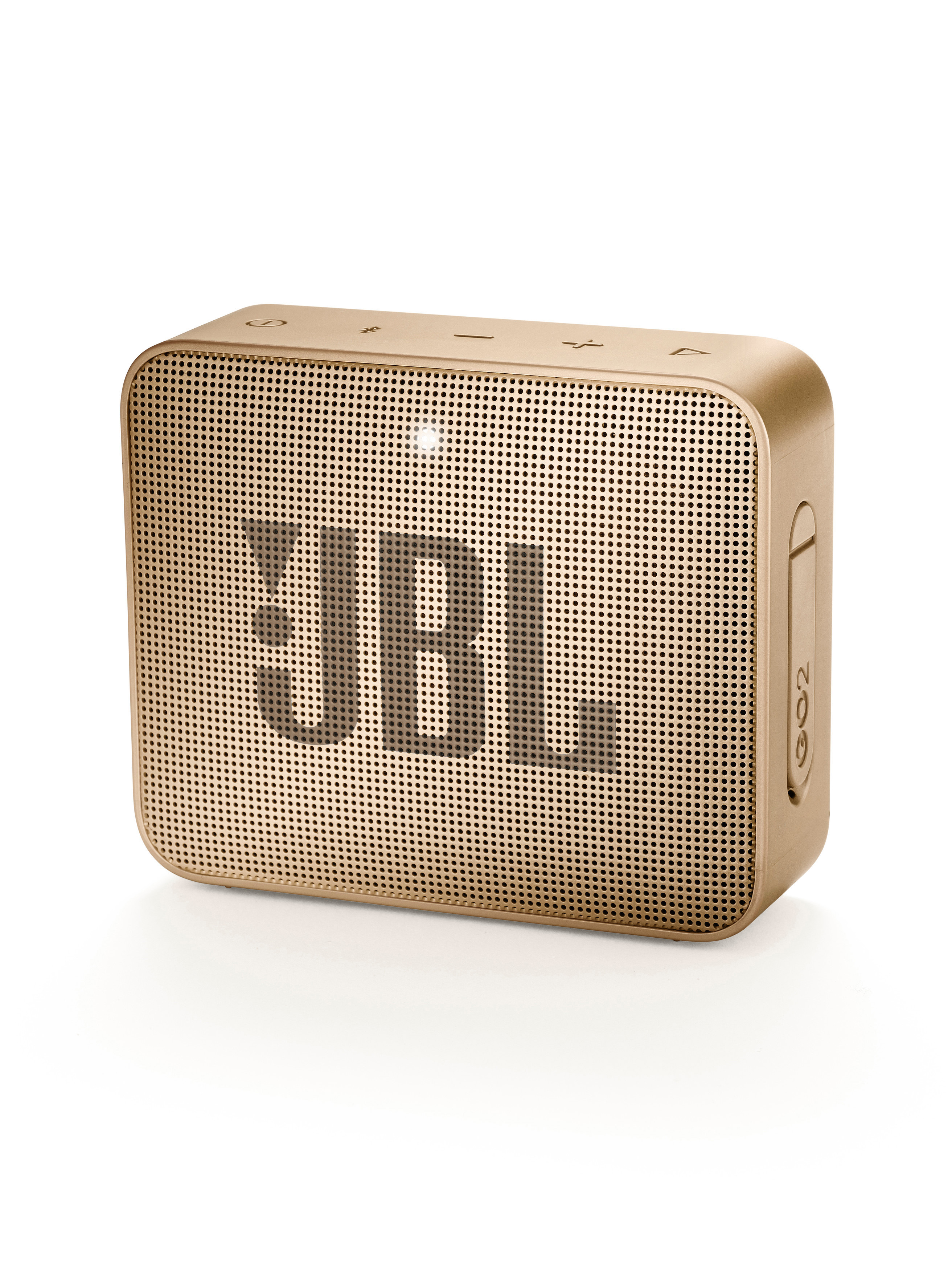JBL GO2 Bluetooth Lautsprecher, Champagner, Wasserfest