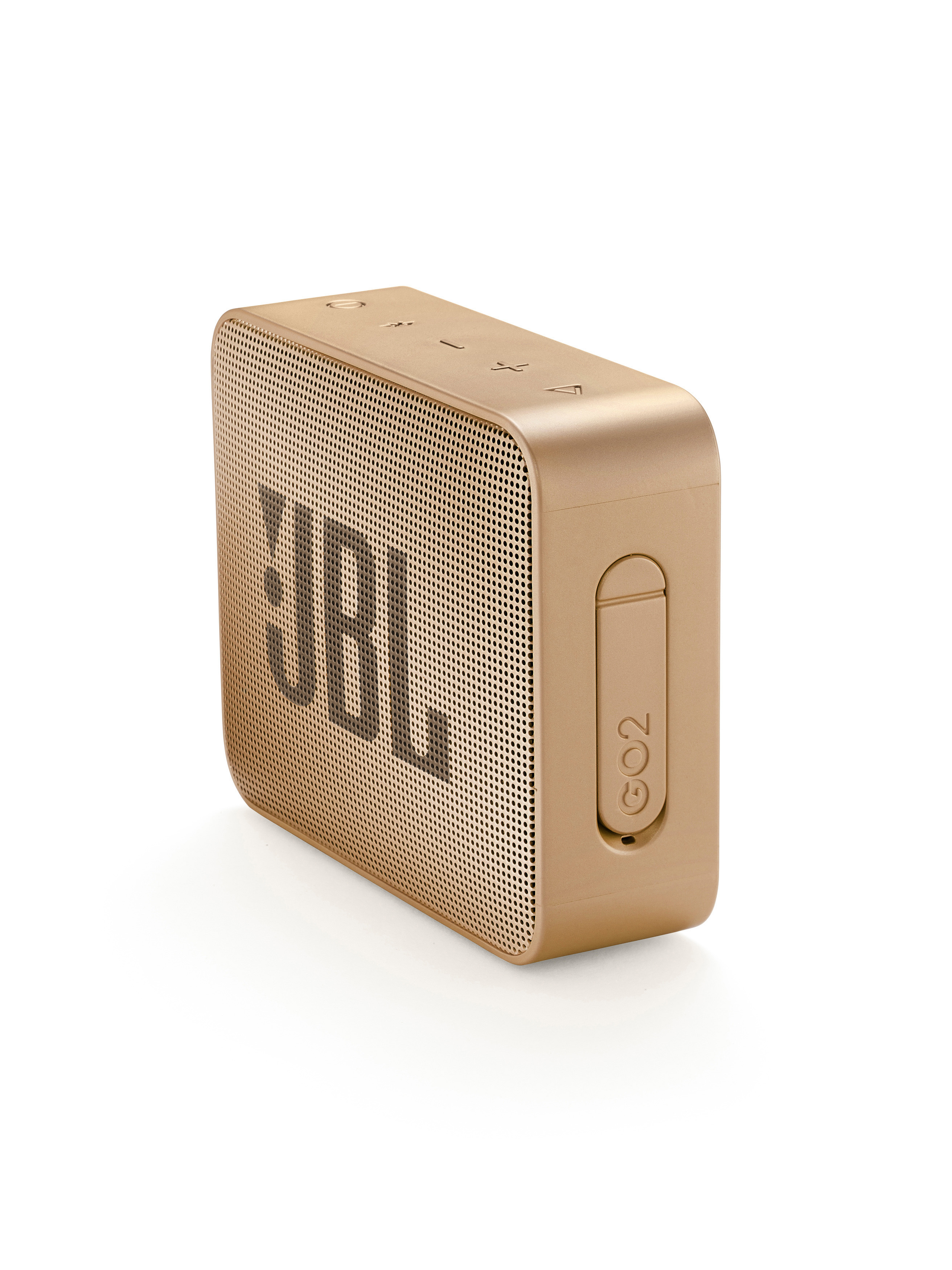 JBL GO2 Bluetooth Lautsprecher, Champagner, Wasserfest