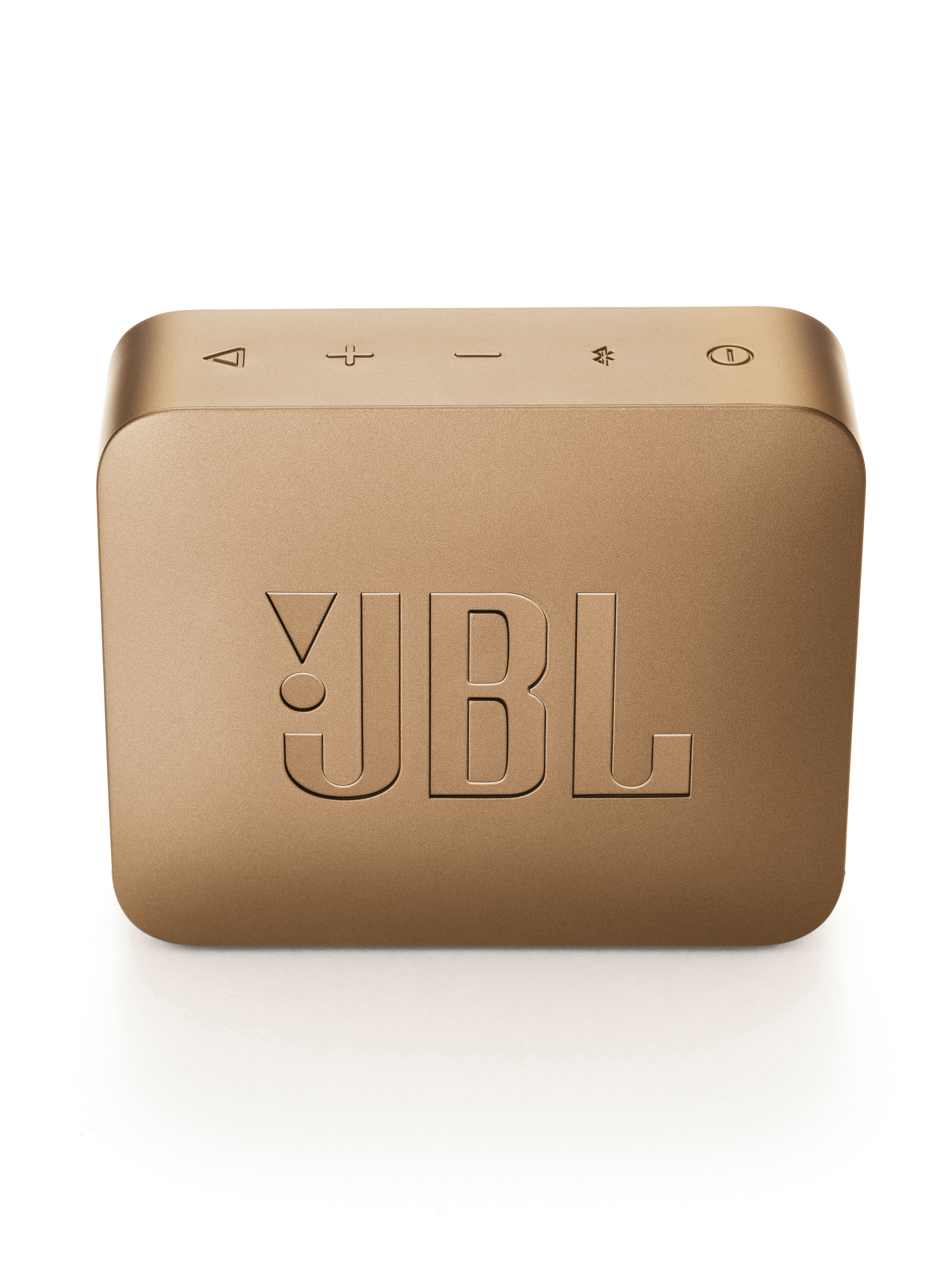 JBL GO2 Bluetooth Lautsprecher, Champagner, Wasserfest
