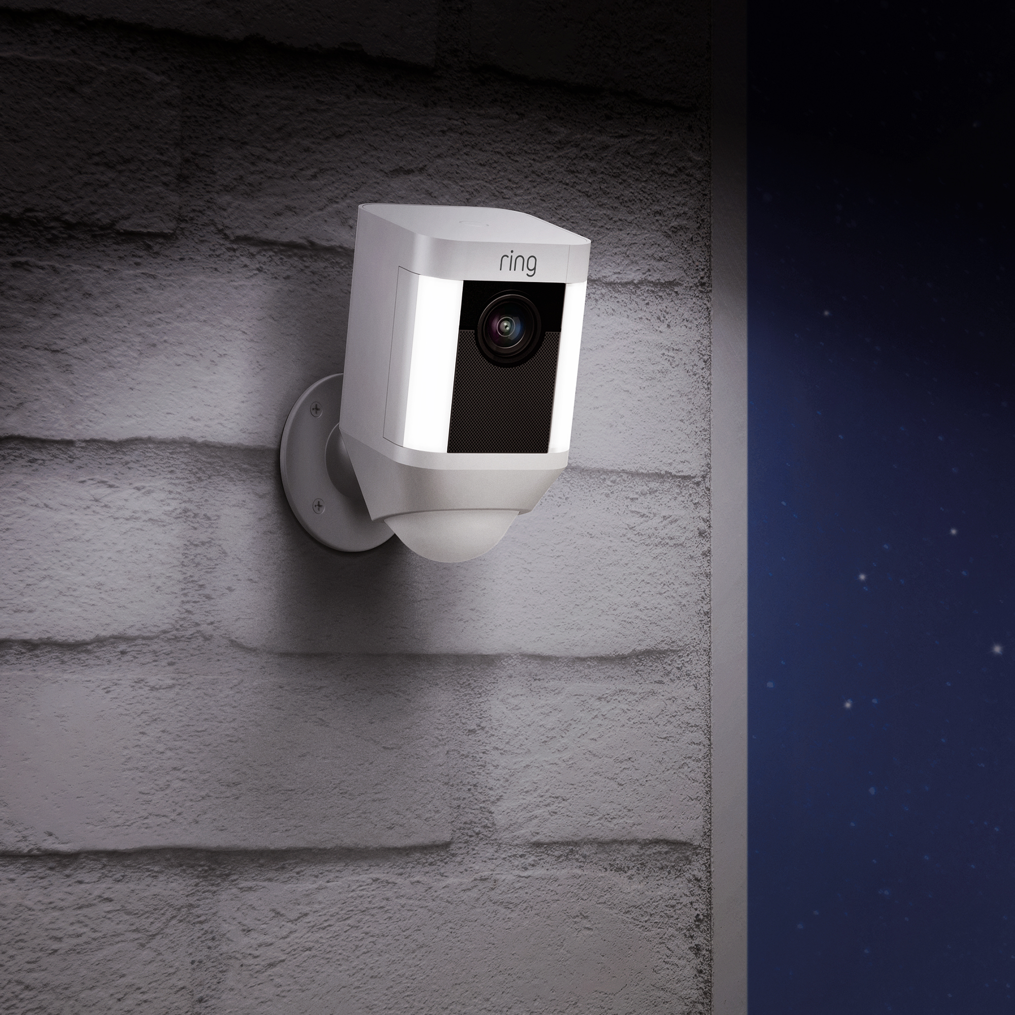 RING Spotlight Cam Battery White Duo Pack