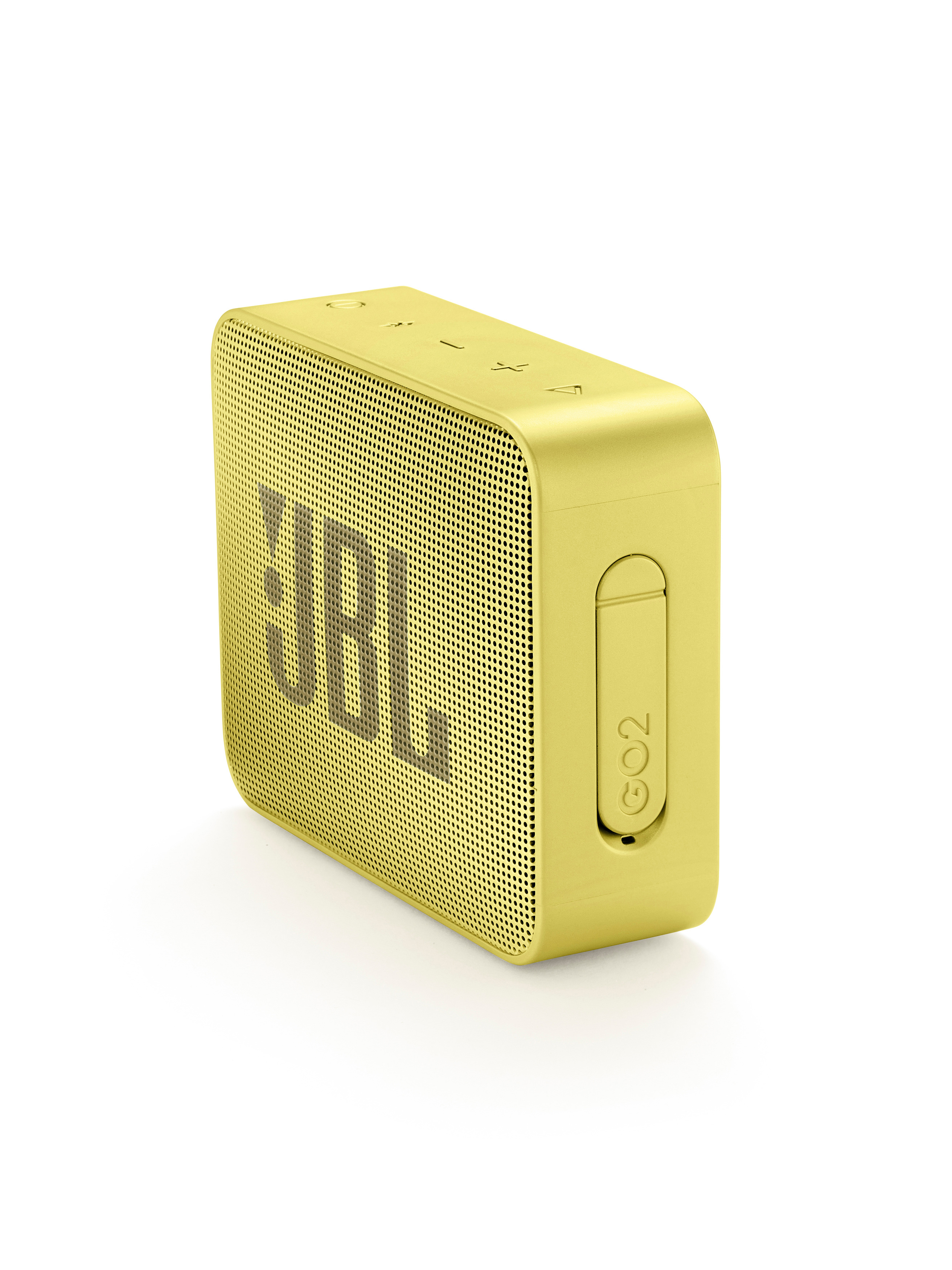 JBL GO2 Bluetooth Lautsprecher, Gelb, Wasserfest