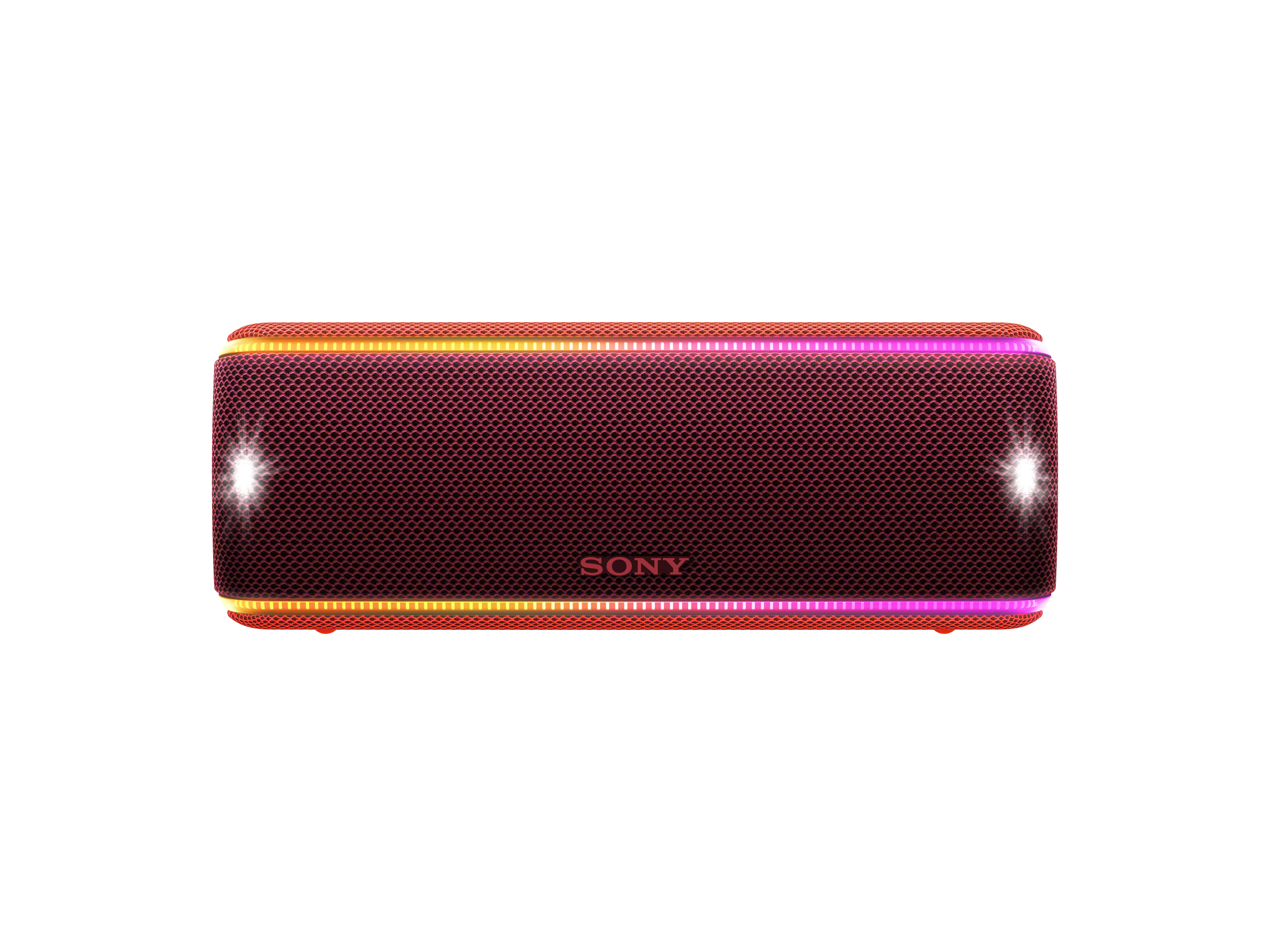 SONY SRS-XB31 Wireless Party Chain Bluetooth Lautsprecher, Rot, Wasserfest