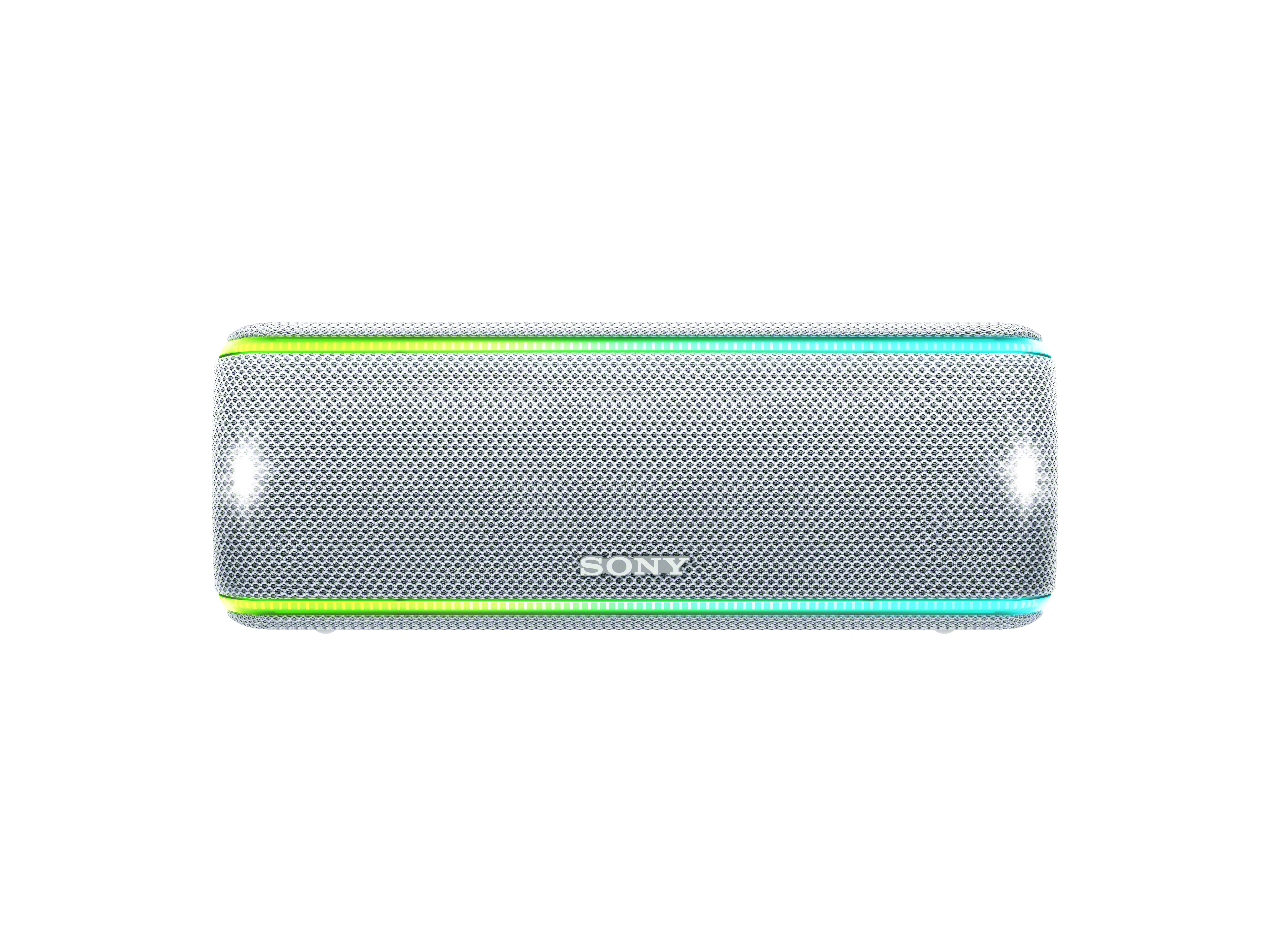 SONY SRS-XB31 Wireless Party Chain Bluetooth Lautsprecher, Weiß, Wasserfest