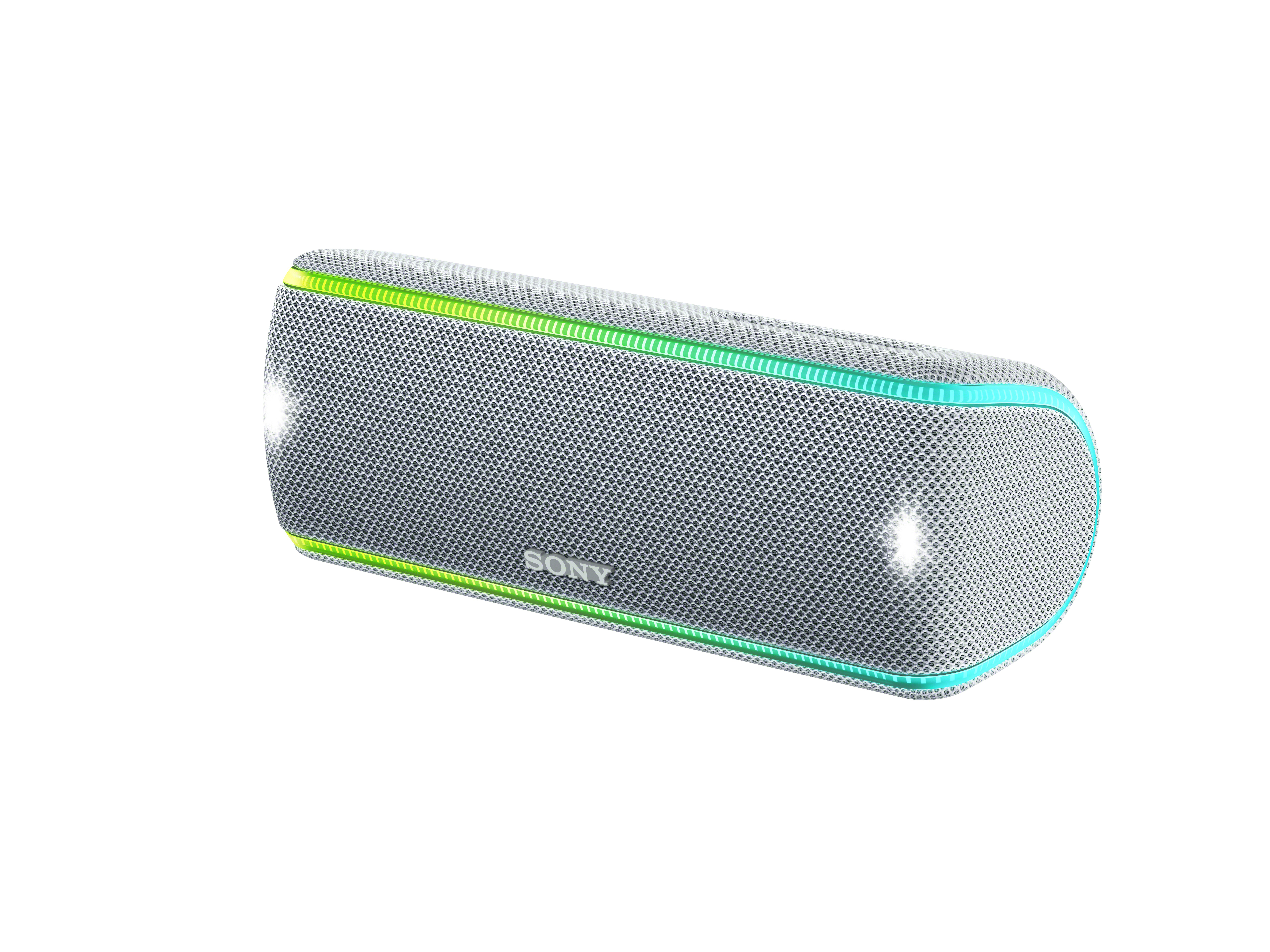 SONY SRS-XB31 Wireless Party Chain Bluetooth Lautsprecher, Weiß, Wasserfest